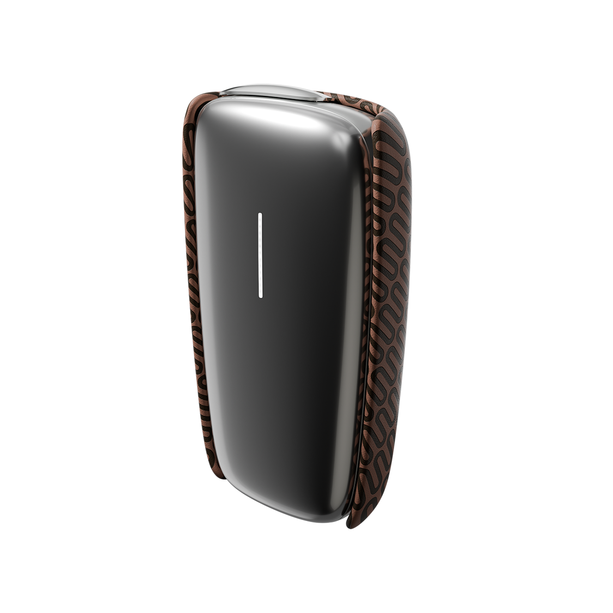 Кожаный чехол для устройства - Коричневый с принтом