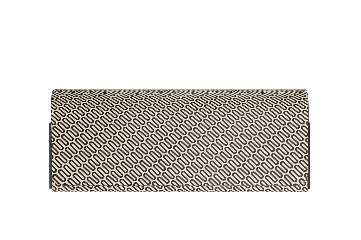 Кожаный органайзер для устройства - Бежевый с принтом