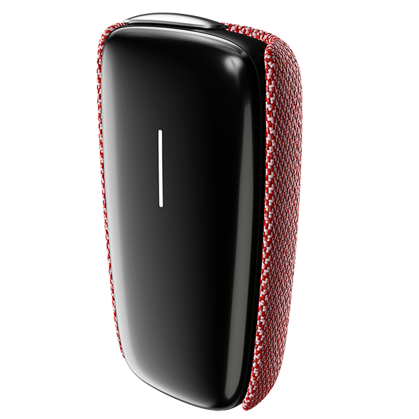 Чехол для Ploom X Advanced Красный — на устройстве
