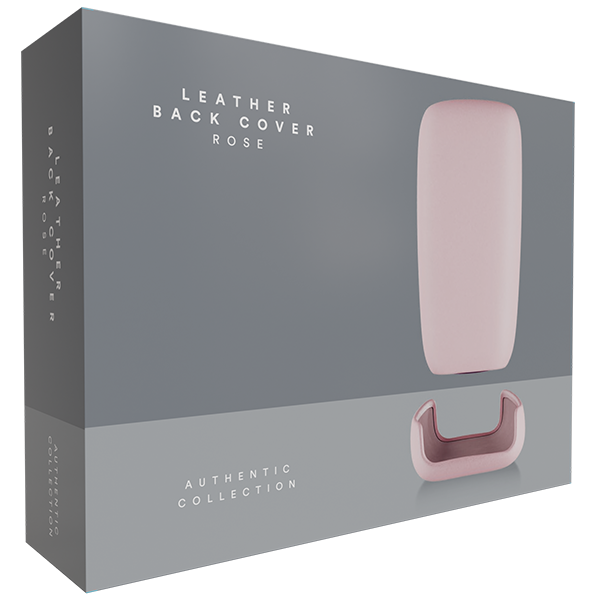 Чехол для устройства кожаный - розовое сияние