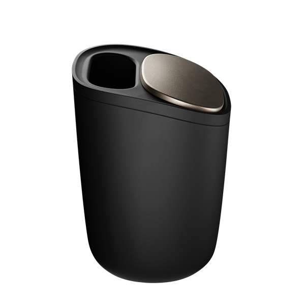 Великий контейнер для стіків Ploom X Advanced чорний — вид збоку
