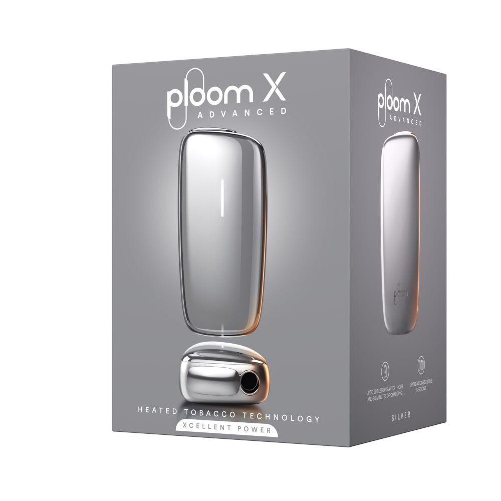 Ploom X Advanced Silver packaging