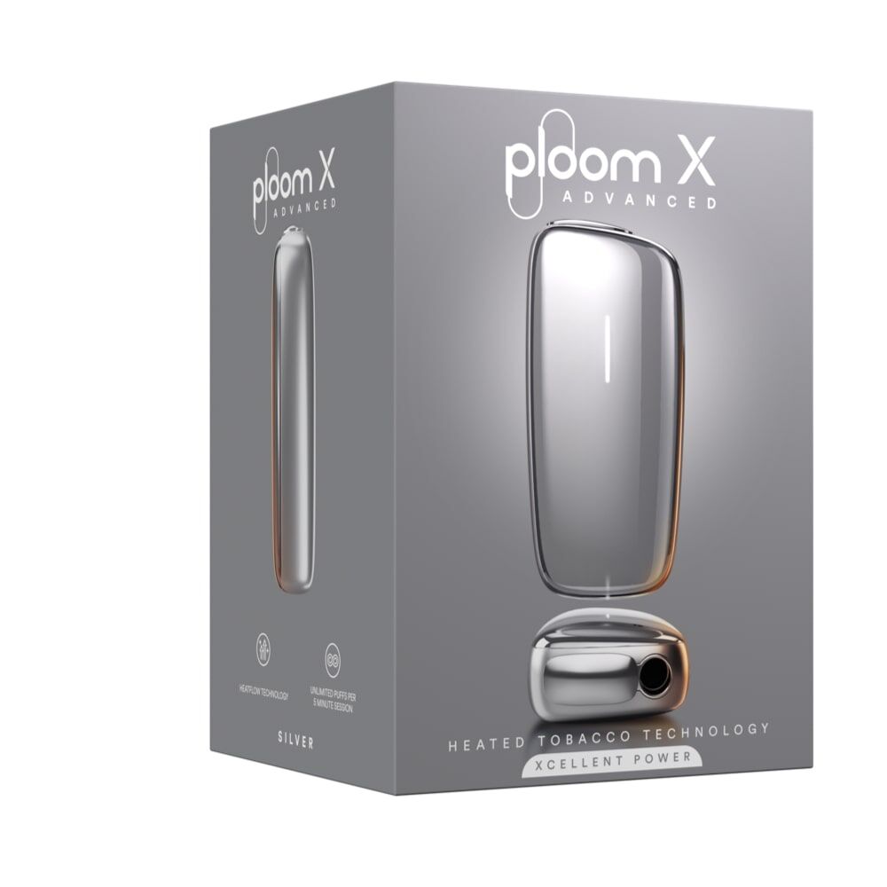 Ploom X Advanced Сріблястий — упаковка
