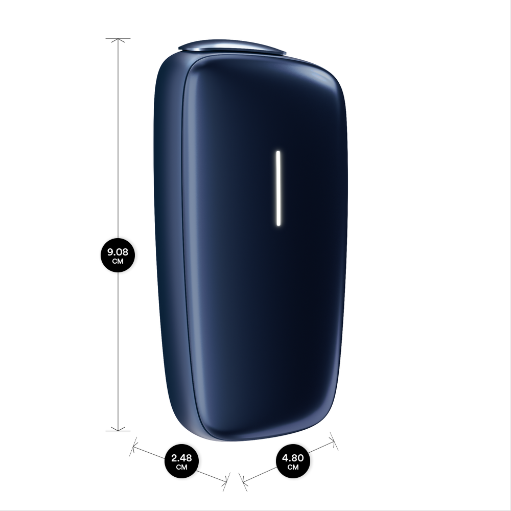 Ploom X Advanced Синій — заміри
