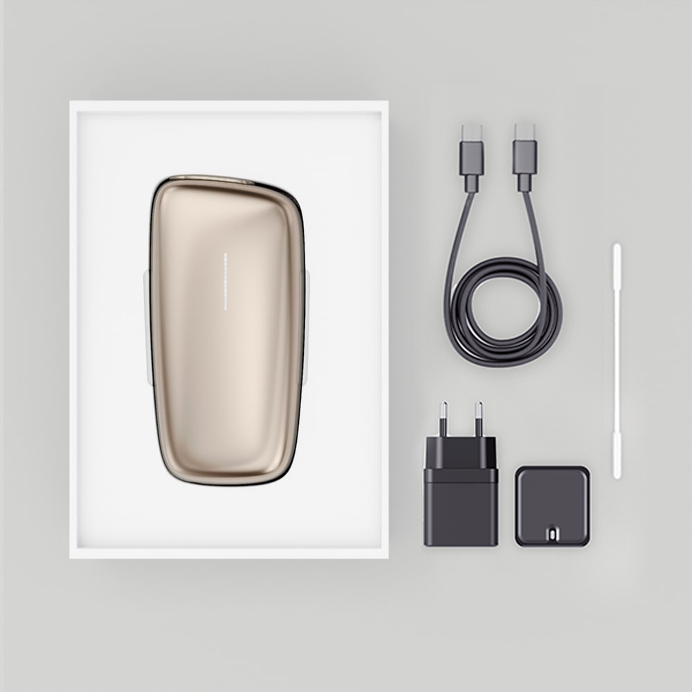 Ploom X Advanced Золотистый — что в коробке