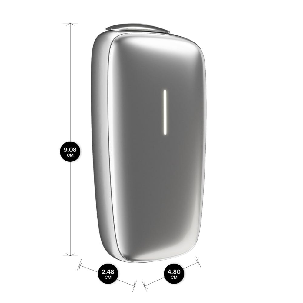  Ploom X Advanced Silver secondary dimensions
