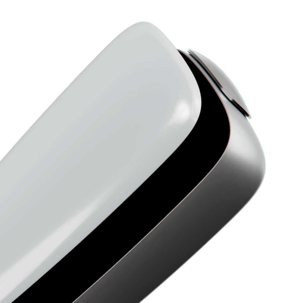 Ploom X Advanced — передня панель білього кольору — закрита
