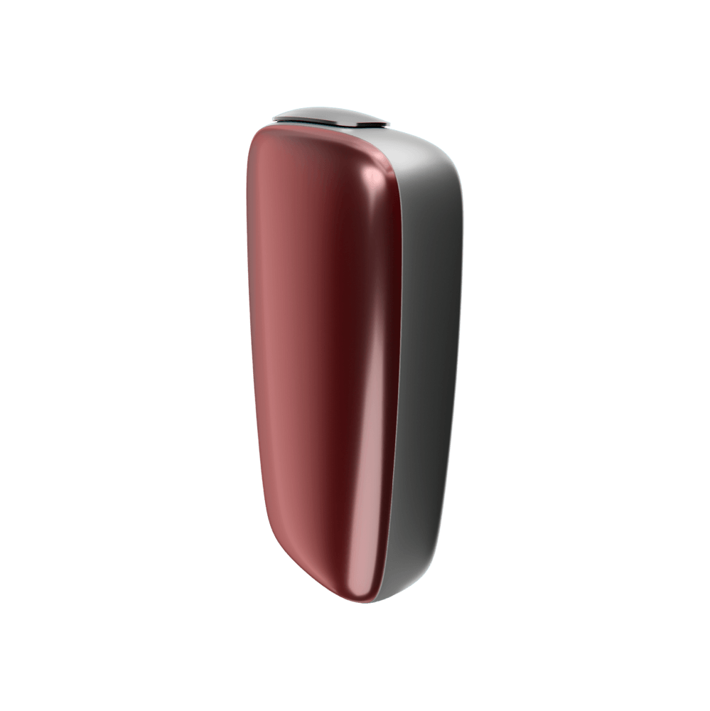 Ploom X Advanced — передня панель кольору червоні сутінки — вид збоку
