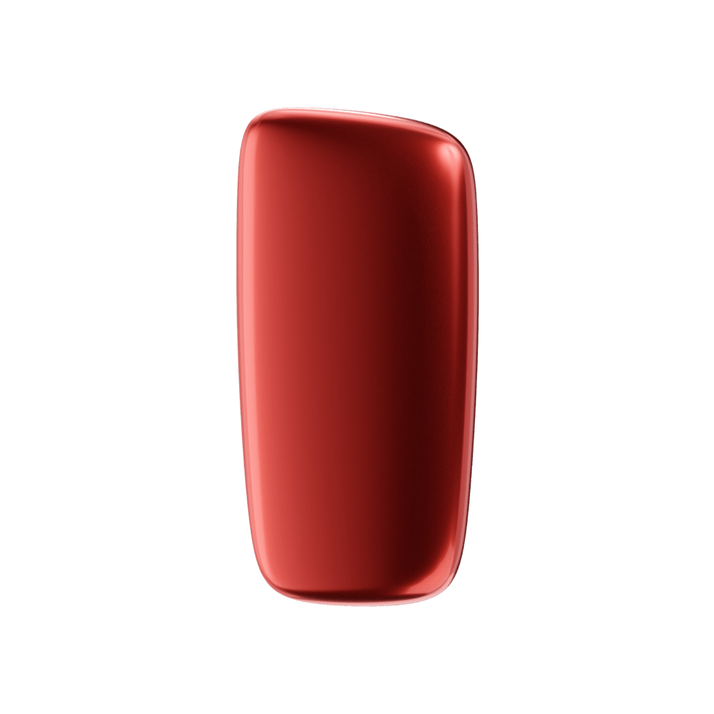 Ploom X Advanced — передня панель кольору червона лава — вид спереду
