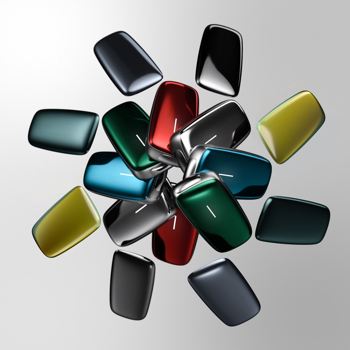 Змінна передня панель - Lime Halo